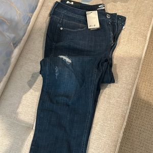 Denim distressed ripped jeans